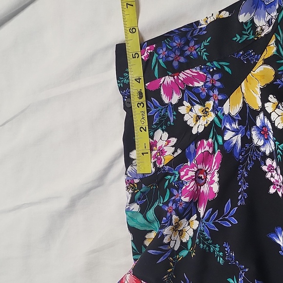 Time and Tru floral button-down dress sz XXL 20 - Picture 10 of 13